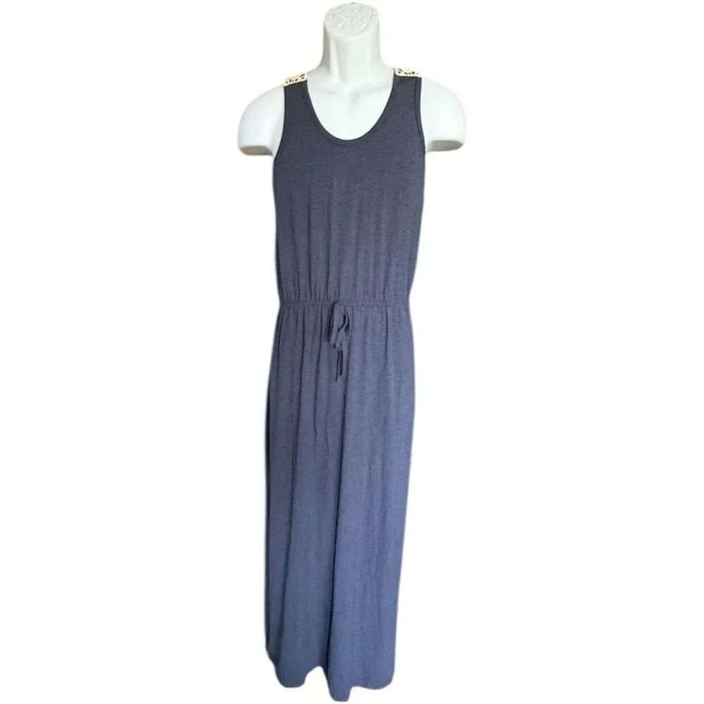 NWT Womens Charming Charlie Lace Backline Sleeveless Maxi Dress - Sz S